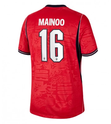 England Kobbie Mainoo #16 Replika Bortatröja VM 2026 Kortärmad